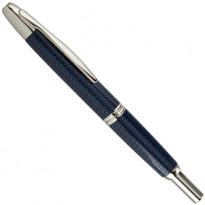 De Pilot Vanishing Point in Blue Carbonesque
